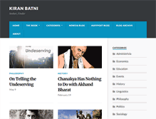 Tablet Screenshot of kiranbatni.com